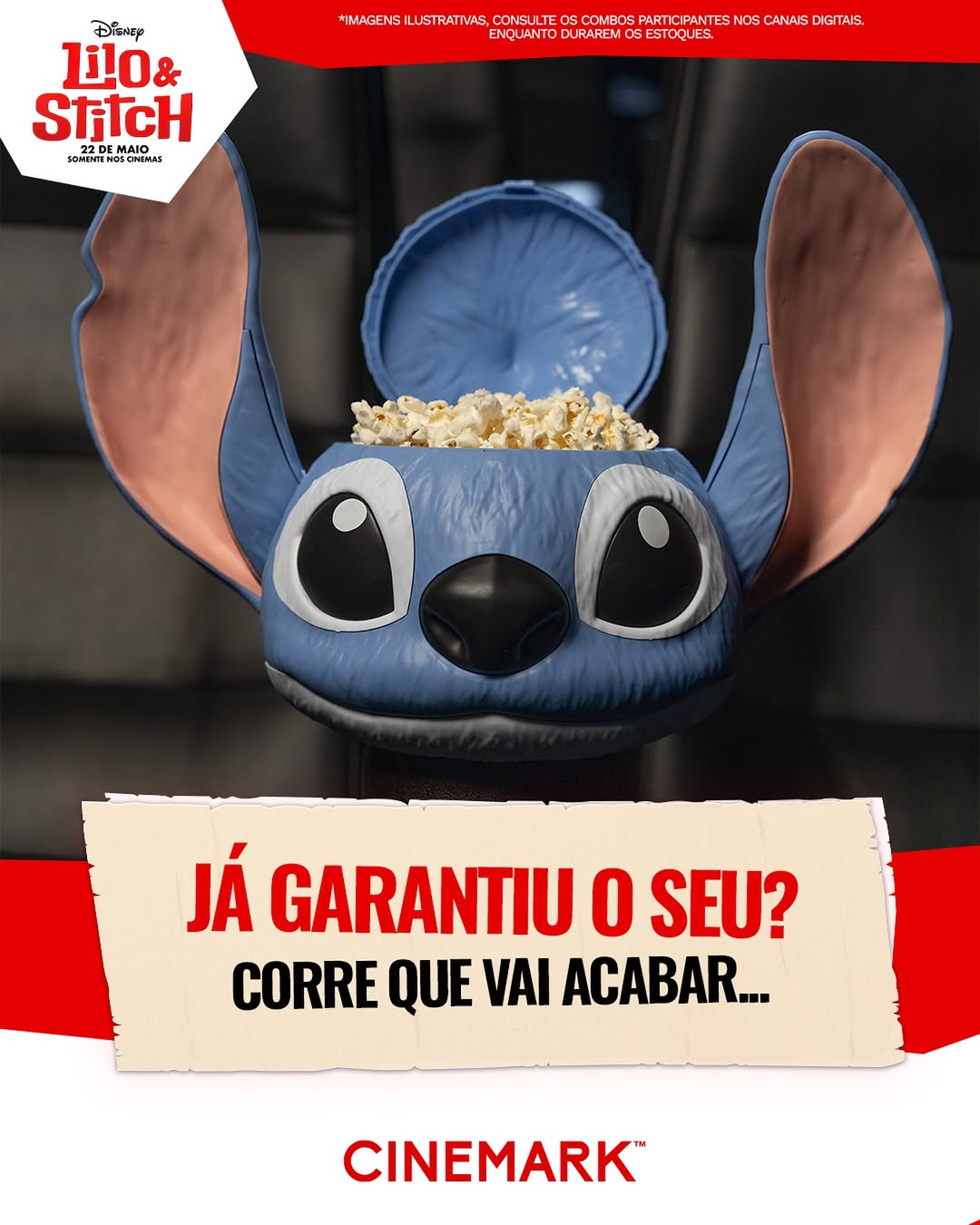 Balde de Pipoca do Stitch 4